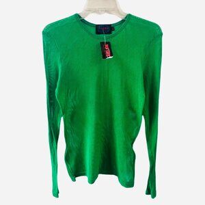 Vintage | Tripp Man NYC | Green Fishnet | Long Sleeve | Top | NWT